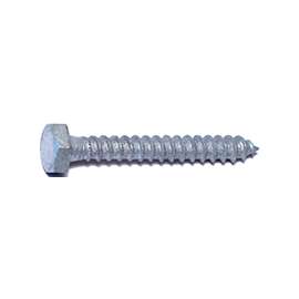 SCREW LAG HEX GALV 1/4X2