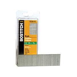 Bostitch BT1335B-1M Nail, 1-3/8 in L, 18 Gauge, Steel, Coated, Brad Head, Smooth Shank