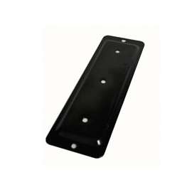 Pylex 10930 Post Connector Plate, 2 x 6, 4 x 4 in Column/Post, Black