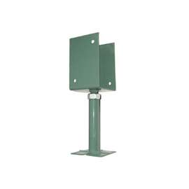 Pylex 12099 Patio Support, 4 x 4 in Column/Post, Black