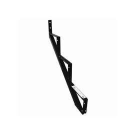 Pylex 13903 Stair Riser, 40 mm L, 40 mm W, Steel, Black, Baked Powder-Coated