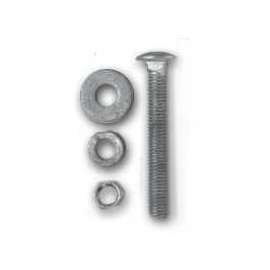 PLAYSTAR PS 1135 Dock Frame Hardware, Metal, Galvanized, For: PlayStar's Framing Kits, Hinge Kits and Pipe Sleeves