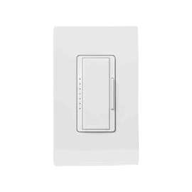 Lutron Maestro MAW-603-RH-WH Companion Dimmer Set, 5 A, 120 V, 600 W, Halogen, Incandescent Lamp, 3-Way, White