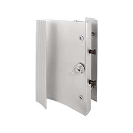 Prime-Line C 1014 Handle Set, Aluminum, Anodized, 7/8 to 1-1/8 in Thick Door