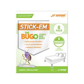 J.T. EATON 211S Bed Bug Trap, Solid, Slight Petroleum, Green/Orange/Purple