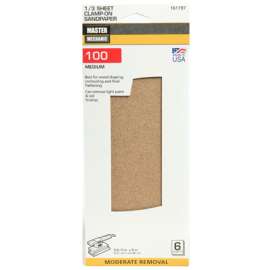6 PK 3x9 SandpaperASSTD