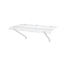 ClosetMaid 1031 Shelf Kit, 60 lb, 36 in L, 12 in W, Steel, White