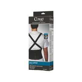 CURAD ORT22200XLD Back Support with Suspenders, XL, Fits to Waist Size: 38 to 42 in, Hook and Loop Closure