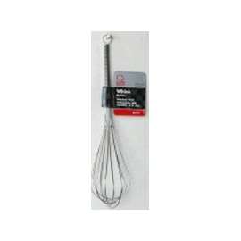 Chef Craft 26711 Compact Whisk, Loop Handle, 10 in OAL, Stainless Steel