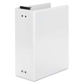 Hanging Straight Post View Binder, 3 Posts, 3" Capacity, 11 x 8.5, White