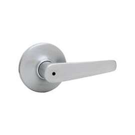 Kwikset 300DL26DCP Privacy Lever, 3-5/8 in L Lever, Satin Chrome