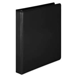 Basic D-Ring View Binder, 3 Rings, 1" Capacity, 11 x 8.5, Black