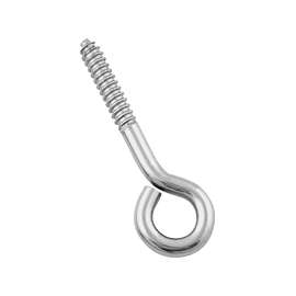 National Hardware N220-806 Lag Screw Eye, 3/8 in Thread, 2 in L Thread, 3/4 in ID Dia Eye, 3.01 in L Shank