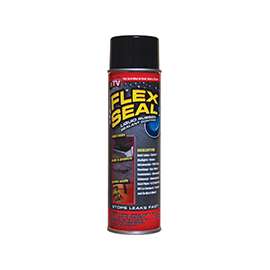 Flex Seal FSR20 Rubber Sealant, Black, 14 oz, Aerosol Can