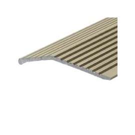 Frost King H591FB/6 Carpet Bar, 6 ft L, 1-3/8 in W, Fluted Surface, Aluminum, Gold, Satin