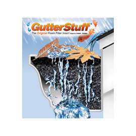 GutterStuff GS-K5 Gutter Guard, 4 ft L, 5 in W, Polyether
