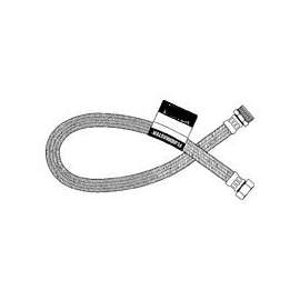 FLUIDMASTER B1T16 Toilet Connector, 3/8 in Inlet, Compression Inlet, 7/8 in Outlet, Ballcock Outlet, 16 in L