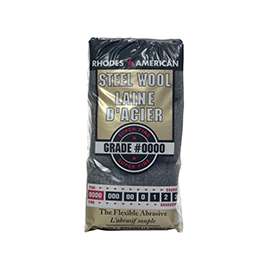 Rhodes American 10121152 Steel Wool, #0000 Grit, Super Fine, Gray