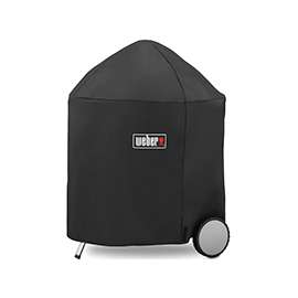 Weber 7153 Grill Cover, 33 in W, 39 in H, Polyester, Black