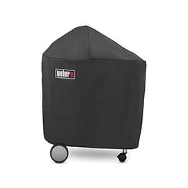 Weber 7151 Grill Cover, 25 in W, 40 in H, Polyester, Black