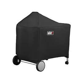 Weber 7152 Grill Cover, 51 in W, 36 in H, Polyester, Black