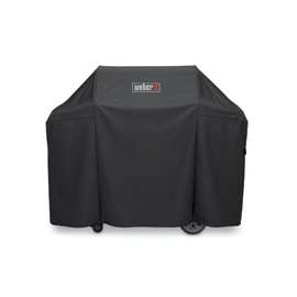 Weber 7130 Grill Cover, 25 in W, 44-1/2 in H, Polyester, Black
