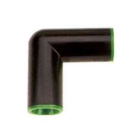 Raindrip 367G00UB Compression Elbow Compression, Compression, ABS, Black/Green