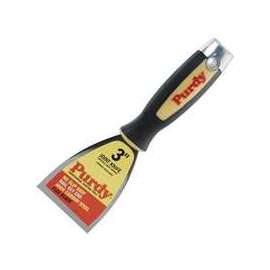 Purdy 144900030 Premium Joint Knife with Hammerhead, 3 in L Blade, HCS Blade, Angled, Flexible Blade, Rubber Handle
