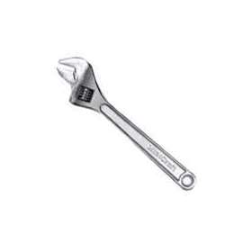 Vulcan JL15018-3L Adjustable Wrench, 18 in OAL, 2-3/16 in Jaw, Steel, Chrome