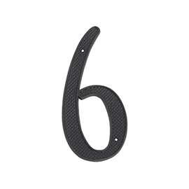 ProSource N-016-PS House Number, Character: 6, 4 in H Character, 2.28 in W Character