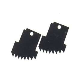 Vulcan MJ-T08010-B Grout Remover Blade, 1-1/2 in L, 1-1/4 in W, Powder Coated