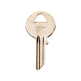 HY-KO 11010Y5 Key Blank, Brass, Nickel, For: Yale Cabinet, House Locks and Padlocks