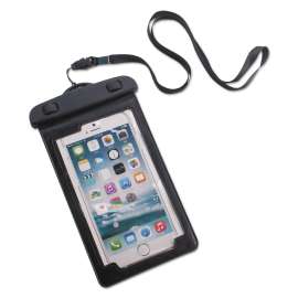 Waterproof Pouch, 4 1/2 x 1/2 x 7 5/8, Clear, 5/Pack