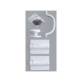SCREEN TIGHT SDHWT Hardware Kit, Poly, White, For: Wood Screen Doors