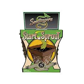 Seedlingers SSP-R-312 Start and Sprout Pot, Washed Cow Manure