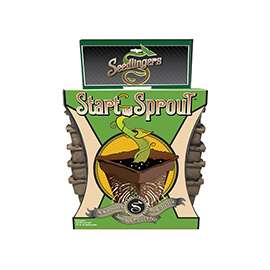 Seedlingers SSP-S-412 Start and Sprout Pot, Washed Cow Manure
