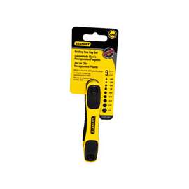 STANLEY STHT71801 Hex Key Set, 9-Piece, Black