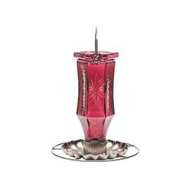 Perky-Pet 8137-2 Wild Bird Feeder, 0.56 lb Seed, Glass