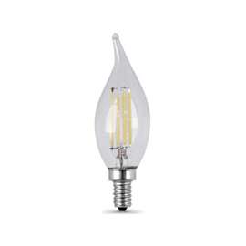 Feit Electric BPCFC40/850/LED/2 LED Lamp, 120 V, 4.5 W, Candelabra E12, Flame Tip Lamp, Daylight Light