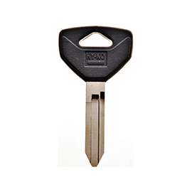HY-KO 12005Y155 Key Blank, Brass, Nickel, For: Chrysler, Dodge, Eagle, Jeep, Plymouth Vehicles
