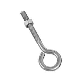 National Hardware N221-614 Eye Bolt, 5/16-18 Thread, 1-3/4 in L Thread, 3/4 in ID Dia Eye, 1.97 in L Shank