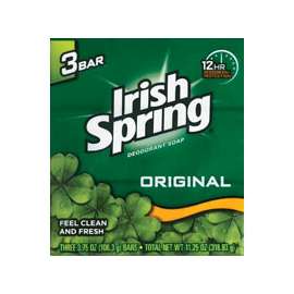 Irish Spring 14177 Bar Soap Green, Green, Clean Fresh, 3.75 oz