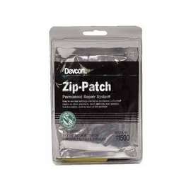 Zip Patch, 4 in x 9 in Patch, Brown