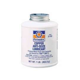 Copper Anti-Seize Lubricants, 16 oz Brush Top Bottle