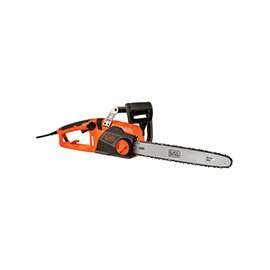 Black+Decker CS1518 Chainsaw, 15 A, 120 V, 18 in L Bar/Chain