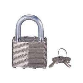 ProSource Padlock, Standard Shackle, 1/4 (6.3) in (mm) Dia Shackle, Steel Shackle