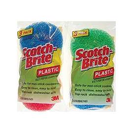 Scotch-Brite 215FW Scrub Pad, Assorted
