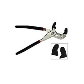 SUPERIOR TOOL 06011 Pipe Wrench Plier, 2-1/8 in Jaw, Steel, Vinyl Grip Handle