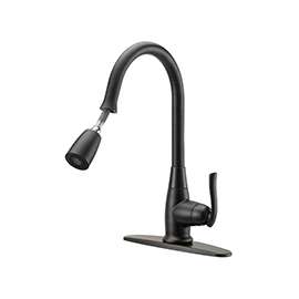 Boston Harbor FP4A0000RW Kitchen Faucet, 1.8 gpm, 1-Faucet Handle, 1, 3-Faucet Hole, Brass/Plastic/Zinc, Deck Mounting