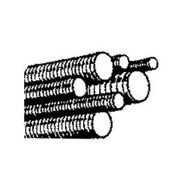 PFC TR-1004 Threaded Rod, 5/8-11 in Thread, 3 ft L, A Grade, Carbon Steel, Galvanized, NC Thread